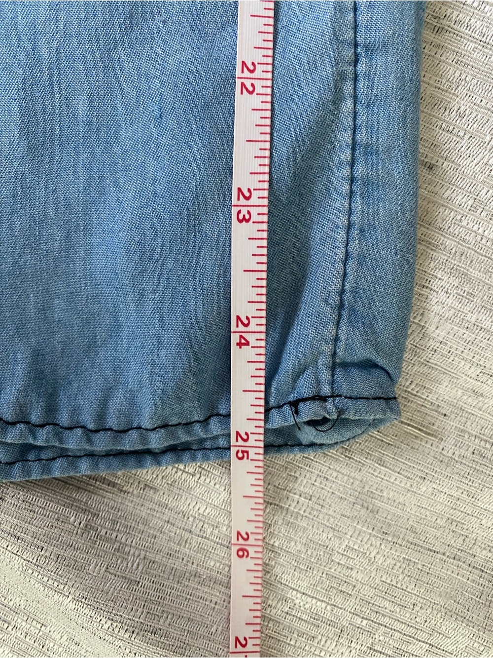aerie Light Blue Wide Leg Tie-Waist Pants - Picture 8 of 9